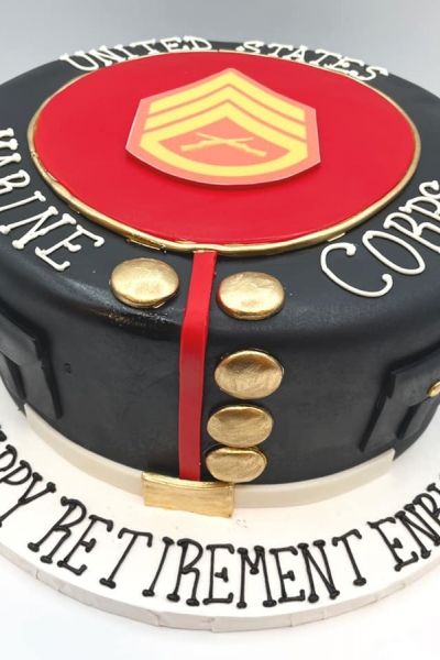 Royal Marines Flag Birthday Cake | Susie's Cakes